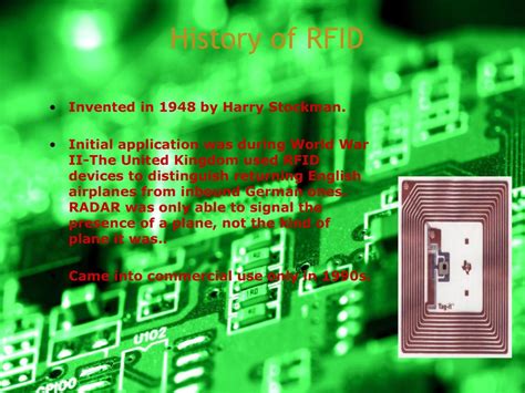 history of rf tags|who invented rfid radar.